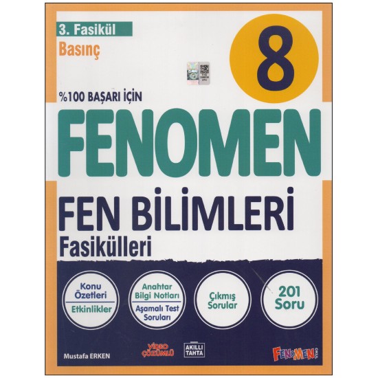 Fenomen 8.Sınıf Fen Bilimleri 3.Fasikül 