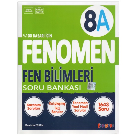 Fenomen 8. Sınıf 8A Fen Bilimleri Soru Bankası Fenomen 8. Sınıf 8A Fen Bilimleri Soru Bankası