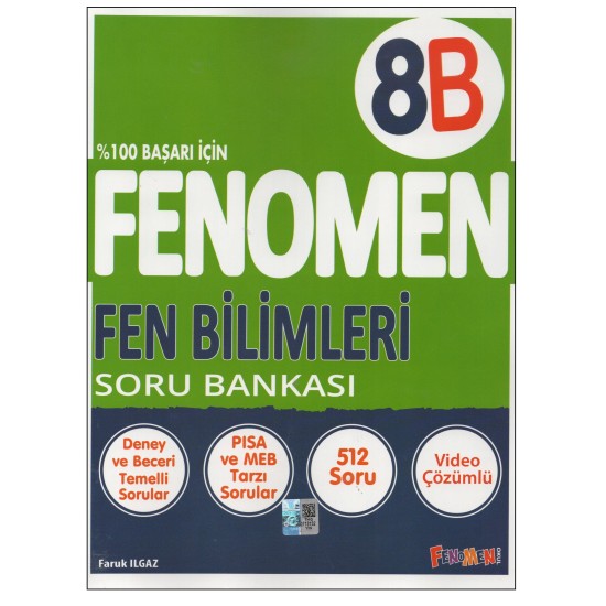 Fenomen 8.Sınıf 8B Fen Bilimleri Soru Bankası Fenomen 8.Sınıf 8B Fen Bilimleri Soru Bankası
