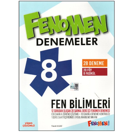 Fenomen 8.Sınıf Fen Bilimleri Denemesi
