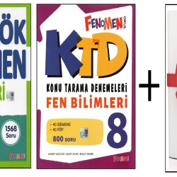 Fenomen 8. Sınıf Fen Bilimleri KÖK+Konu Tarama Denemeleri