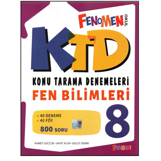 Fenomen 8.Sınıf Fen Bilimleri KTD Fenomen 8.Sınıf Fen Bilimleri KTD