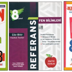 FENOMEN 8.SINIF FEN BİLİMLERİ KURUMSAL F.+NEWTON REFERANS FEN BİL.+KURMAY KKD FEN B. (3 KİTAP)