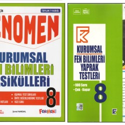 FENOMEN 8.SINIF KURUMSAL FASİKÜLLERİ+KURMAY KURUMSAL FEN BİLİMLERİ YAPRAK TEST (2 KİTAP) FENOMEN 8.SINIF KURUMSAL FASİKÜLLERİ+KURMAY KURUMSAL FEN BİLİMLERİ YAPRAK TEST (2 KİTAP)