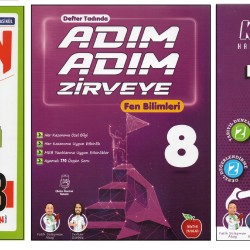 FENOMEN 8.SINIF KURUMSAL FASİKÜLLERİ+NEWTON ADIM ADIM+KONDİSYON FEN BİLİMLERİ (3 KİTAP) FENOMEN 8.SINIF KURUMSAL FASİKÜLLERİ+NEWTON ADIM ADIM+KONDİSYON FEN BİLİMLERİ (3 KİTAP)