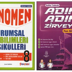 FENOMEN 8.SINIF FEN BİLİMLERİ KURUMSAL FASİKÜLLERİ+NEWTON ADIM ADIM ZİRVEYE FEN BİLİMLERİ (2 KİTAP)