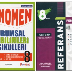 FENOMEN 8.SINIF FEN BİLİMLERİ KURUMSAL FASİKÜLLERİ+NEWTON REFERANS FEN BİLİMLERİ (2 KİTAP)