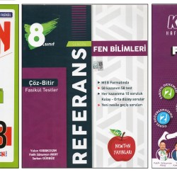 FENOMEN 8.SINIF KURUMSAL FASİKÜLLERİ +NEWTON REFERANS+NEWTON KONDİSYON FEN BİLİMLERİ (3 KİTAP) FENOMEN 8.SINIF KURUMSAL FASİKÜLLERİ +NEWTON REFERANS+NEWTON KONDİSYON FEN BİLİMLERİ (3 KİTAP)