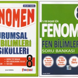 FENOMEN 8.SINIF FEN KURUMSAL FASİKÜLLERİ + FENOMEN 8B FEN BİLİMLERİ (2 KİTAP)