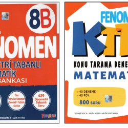 FENOMEN 8.SINIF GEOMETRİ TABANLI MATEMATİK 8B SORU BANKASI + FENOMEN MATEMATİK KTD (2 KİTAP) FENOMEN 8.SINIF GEOMETRİ TABANLI MATEMATİK 8B SORU BANKASI + FENOMEN MATEMATİK KTD (2 KİTAP)