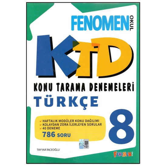 Fenomen 8.Sınıf Türkçe KTD Konu Tarama Denemeleri