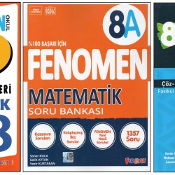 FENOMEN 8. SINIF KTD+8A+NEWTON REFERANS MATEMATİK (3 KİTAP)