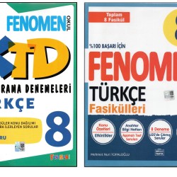 FENOMEN 8.SINIF KTD+TÜRKÇE FASİKÜLLERİ (2 KİTAP) FENOMEN 8.SINIF KTD+TÜRKÇE FASİKÜLLERİ (2 KİTAP)