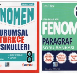 FENOMEN 8. SINIF KURUMSAL TÜRKÇE FASİKÜLLER+FENOMEN 8A PARAGRAF (2 KİTAP)