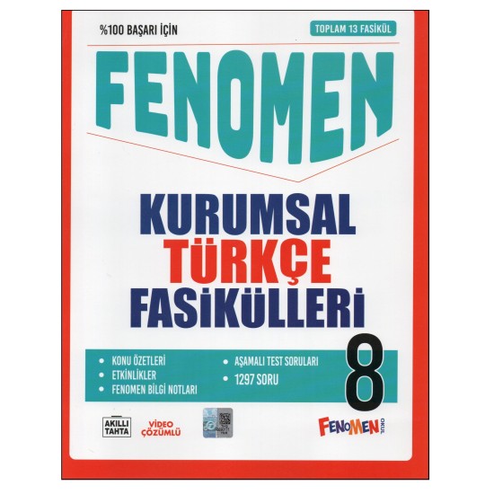 FENOMEN 8.SINIF KURUMSAL TÜRKÇE FASİKÜLLERİ FENOMEN 8.SINIF KURUMSAL TÜRKÇE FASİKÜLLERİ