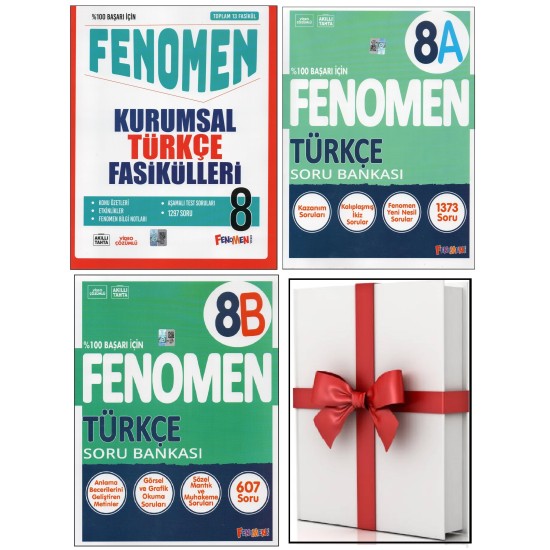 FENOMEN 8.SINIF KURUMSAL TÜRKÇE FASİKÜLLERİ+FENOMEN 8.SINIF 8A VE 8B TÜRKÇE +Y.T. İLAVELİ (3 KİTAP) FENOMEN 8.SINIF KURUMSAL TÜRKÇE FASİKÜLLERİ+FENOMEN 8.SINIF 8A VE 8B TÜRKÇE +Y.T. İLAVELİ (3 KİTAP)