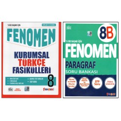 FENOMEN 8. SINIF KURUMSAL TÜRKÇE FASİKÜLLERİ+FENOMEN 8B PARAGRAF (2 KİTAP)