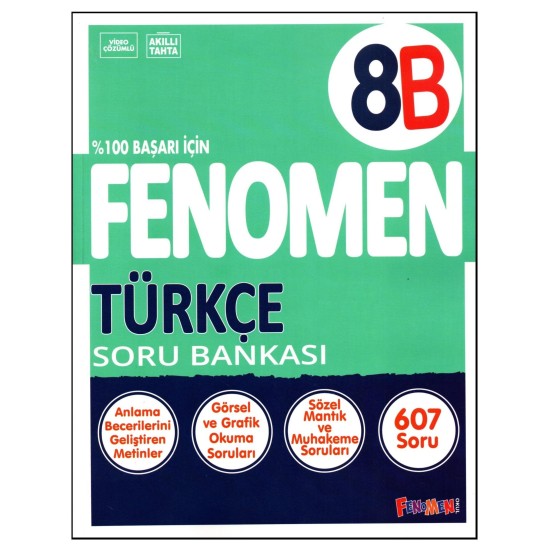 Fenomen 8.Sınıf 8B Türkçe Soru Bankası Fenomen 8.Sınıf 8B Türkçe Soru Bankası