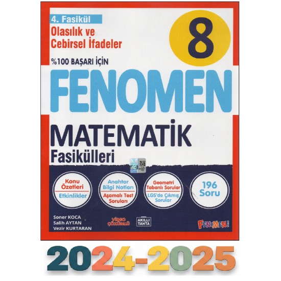 Fenomen 8.Sınıf Matematik 4.Fasikül 