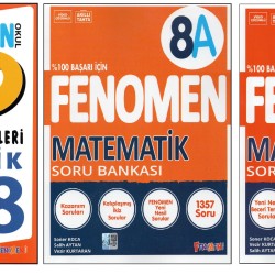 FENOMEN 8.SINIF MATEMATİK KTD + FENOMEN 8A VE 8B MATEMATİK SORU BANKASI (3 KİTAP) FENOMEN 8.SINIF MATEMATİK KTD + FENOMEN 8A VE 8B MATEMATİK SORU BANKASI (3 KİTAP)