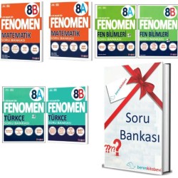 Fenomen 8. Sınıf Soru Bankası seti 6 Kitap+ Hediye Deneme Fenomen 8. Sınıf Soru Bankası seti 6 Kitap+ Hediye Deneme
