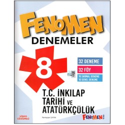 Fenomen 8.Sınıf T.C. İnkılap Tarihi ve Atatürkçülük Denemesi