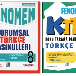 FENOMEN 8.SINIF TÜRKÇE FASİKÜLLERİ+FENOMEN TÜRKÇE KONU TARAMA DENEMELERİ (2 KİTAP) FENOMEN 8.SINIF TÜRKÇE FASİKÜLLERİ+FENOMEN TÜRKÇE KONU TARAMA DENEMELERİ (2 KİTAP)