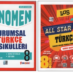 Fenomen 8.Sınıf Türkçe Kurumsal Fasikülleri+Newton 8.Sınıf All Star Türkçe 
