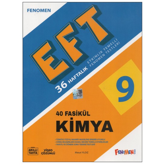 Fenomen 9.Sınıf EFT Kimya Fasikül Testleri