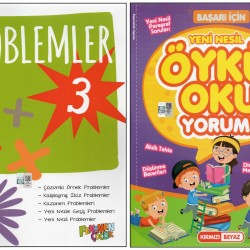 FENOMEN Ç. 3. SINIF PROBLEMLER+KIRMIZI BEYAZ YENİ NESİL ÖYKÜ OKUYORUM (2 KİTAP)