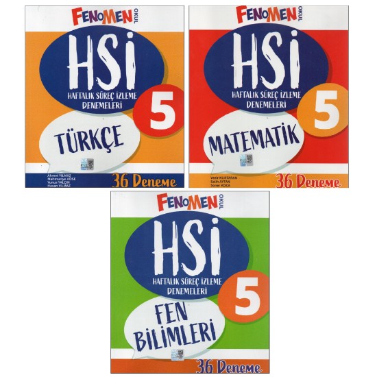 Fenomen HSİ Türkçe + Matematik + Fen Denemeleri