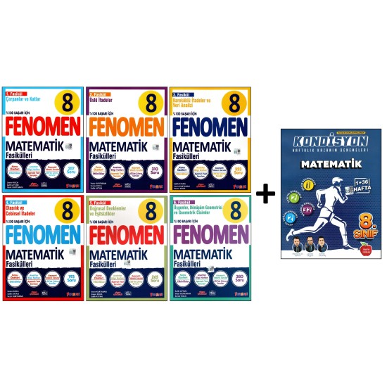 Fenomen+Newton 8. Sınıf LGS Matematik Konu Özetli Soru Bankası Fasikülleri+Deneme 7 Kitap Fenomen+Newton 8. Sınıf LGS Matematik Konu Özetli Soru Bankası Fasikülleri+Deneme 7 Kitap