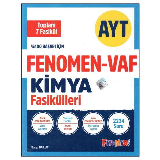Fenomen AYT-Vaf Kimya Fasikülleri 