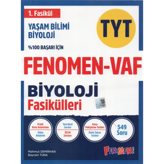 Fenomen-Vaf TYT Biyoloji Fasikülleri 