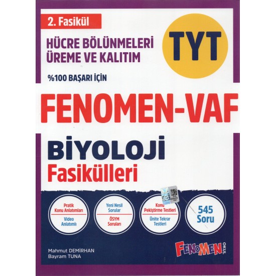 Fenomen-Vaf TYT Biyoloji Fasikülleri 