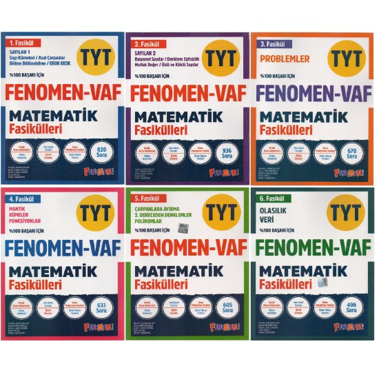 Fenomen-Vaf Tyt Fenomen Matematik Fasikülleri 