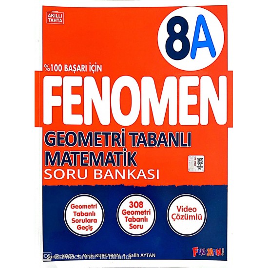 Fenomen 8. sınıf 8A Geometri Tabanlı Soru Bankası