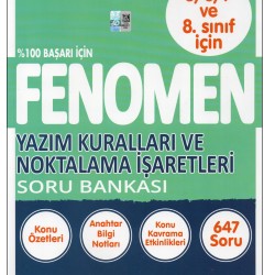 Fenomen Yazım Kuralları ve Noktalama İşaretleri Soru Bankası Fenomen Yazım Kuralları ve Noktalama İşaretleri Soru Bankası