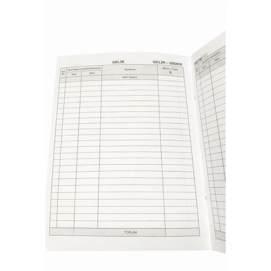 Gelir/Gider Defteri Gelir/Gider Defteri