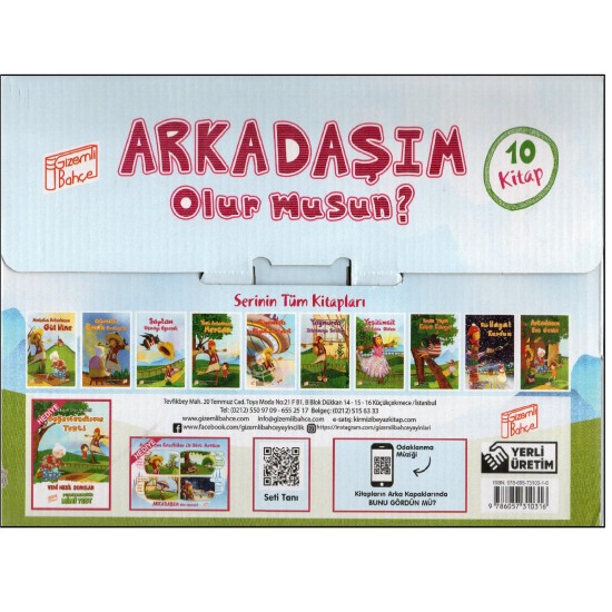 Gizemli Bahçe Arkadaşım Olur musun?Hikaye Seti