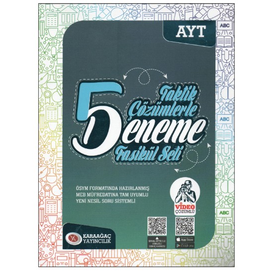 Karaağaç Yayıncılık 5'li AYT Deneme Fasikül Seti Karaağaç Yayıncılık 5'li AYT Deneme Fasikül Seti