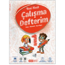 Kırmızı Beyaz 1.Sınıf Çalışma Defeterim