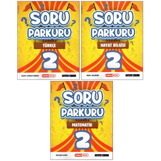 Kırmızı Beyaz 2.Sınıf Soru Parkuru 3 (Kitap)