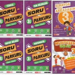 KIRMIZI BEYAZ 3. SINIF SORU PARKURU+SINAVDA YOL ARKADAŞIM+MUHTEŞEM ÜÇLÜK (6 KİTAP)