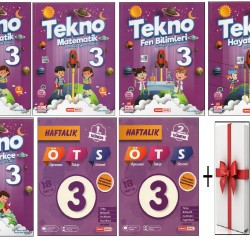 KIRMIZI BEYAZ 3. SINIF TEKNO SET (7 KİTAP)