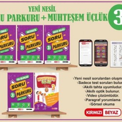 Kırmızı Beyaz 3. Sınıf Yeni Nesil Soru Parkuru Seti + Muhteşem Üçlük 5 Kitap Kırmızı Beyaz 3. Sınıf Yeni Nesil Soru Parkuru Seti + Muhteşem Üçlük 5 Kitap