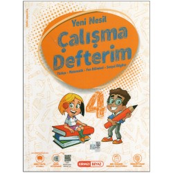 Kırmızı Beyaz 4.Sınıf Çalışma Defterim