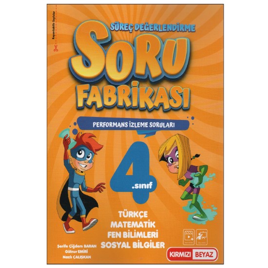 Kırmızı Beyaz 4. Sınıf Süreç Değerlendirme Soru Fabrikası
