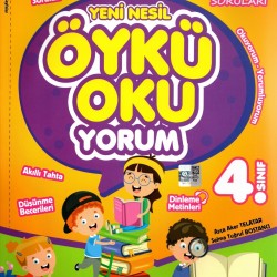 Kırmızı Beyaz 4. Sınıf Yeni Nesil Öykü Oku-Yorum Türkçe & Paragraf Kitabı