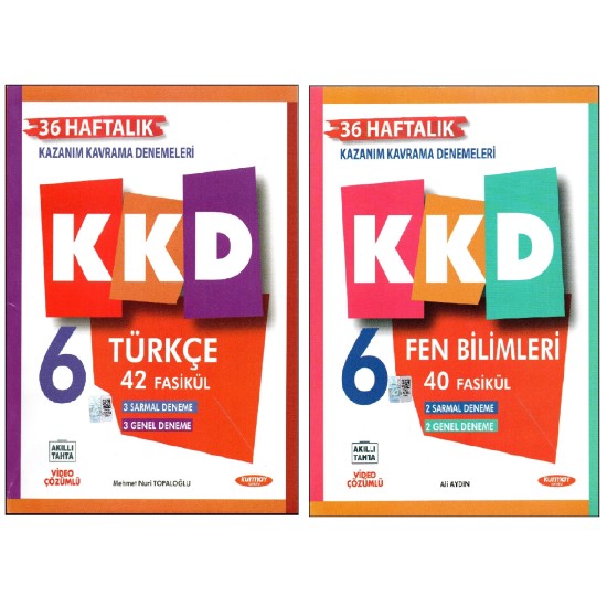 Kurmay 6. Sınıf KKD Fen Bilimleri+Türkçe